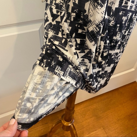 PARKER mini dress w/ elastic waist and snap v-neck - Picture 8 of 10